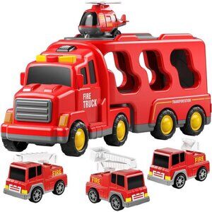 Fire Trucks Boy Toys for 3-5 Year Old Toddlers - Toys for 3 4 5 6 7 Years